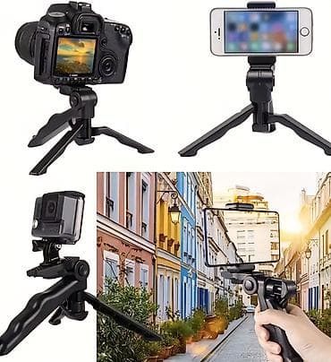 Elektronika: Universal telefon üçün 2‑in‑1 tripod və handheld tutacağı: - — 7