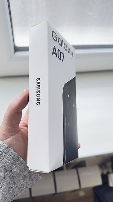 iphone 14 pro max satilir: Samsung Galaxy A07, 128 GB, rəng - Qara, Sensor, İki sim kartlı, Face ID — 4