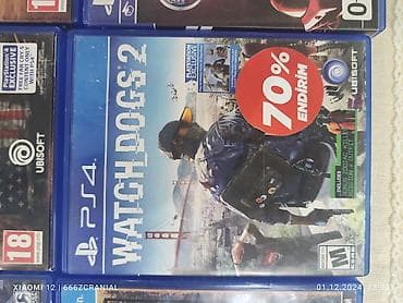 4 playstation üçün disklər satıram: Retro - 30 m Farcry 5 - 35 m Mad Max - 30 m Farcry Primal - 30 m The — 4