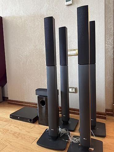 LG ev kinoteatrı — tam dəst Komplekt: - 2 ədəd hündür