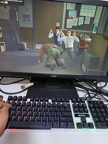 lemfo lem t: RGB işıqlanmaya malik tam oyun kompüteri və aksesuar dəsti əvvala — 6