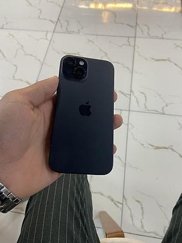 IPhone 15, 128 GB, Black Titanium, Face ID