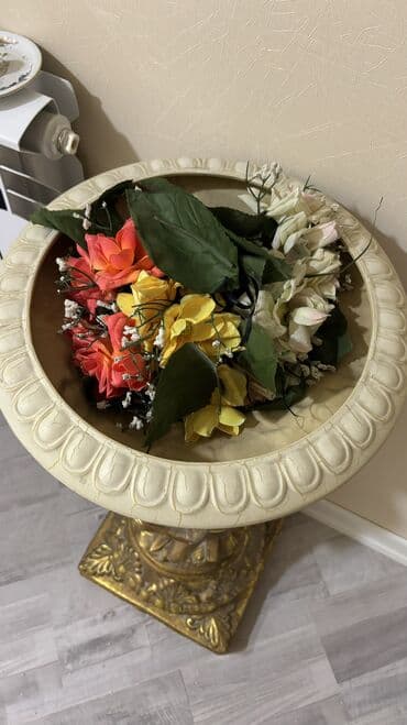 dekorativ kollar: Fiqur, Keramika, rəng - Qızılı — 8