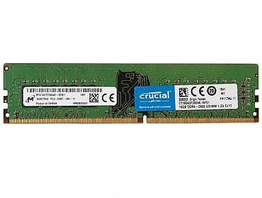Operativ yaddaş (RAM) Crucial, 16 GB, 2400 Mhz, DDR4, PC üçün, İşlənmiş lalafo.az -da Operativ yaddaş (RAM) Crucial, 16 GB, 2400 Mhz, DDR4, PC üçün, İşlənmiş