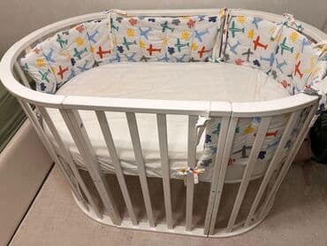 Oğlan və qız üçün, Yumru, Beşik, Dəst ilə, Matras ilə, Yellənmə mexanizmsiz