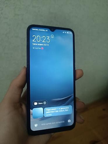 telefonlar mingecevir: Redmi 9C, 64 GB, rəng - Qara, Barmaq izi — 1