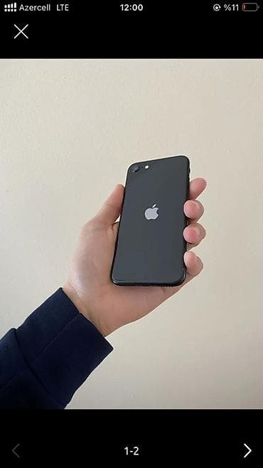 ТВ и видео: IPhone SE 2020, 128 ГБ, Черный, Отпечаток пальца — 1