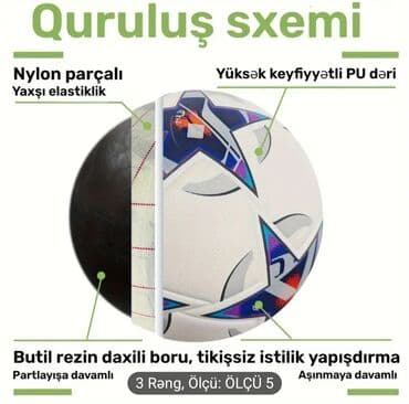 imzalı futbol topu: Futbol topu – Ölçü 5, bənövşəyi rəng aksentləri UEFA çempionlar liqası — 3