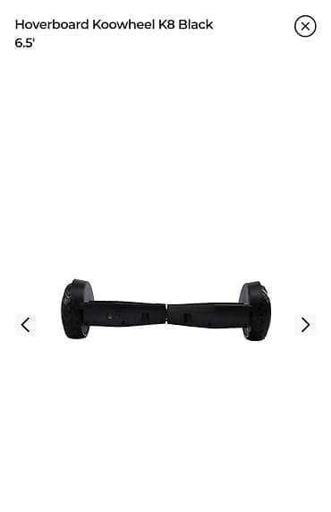 Hoverboard Koowheel K8 Black 6.5" - Rəng: qara - Təkər ölçüsü: 6.5" -