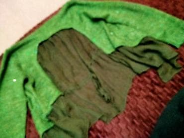 Baş geyimləri: Qadınlar üçün zeytun-yaşıl rəngli kardiqan/paltar üstü,teze qeyinmiyib — 4