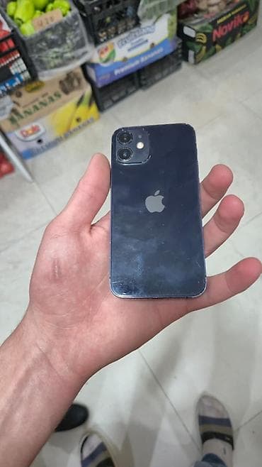 IPhone 12 mini, 128 GB, Qara, Face ID
