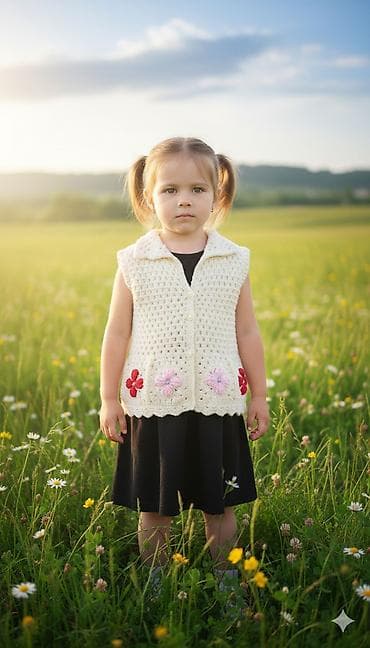 Игрушки: Məhsul: Əl işi uşaq trikotajları - Model 1: Çəhrayı rəngdə qalın — 9