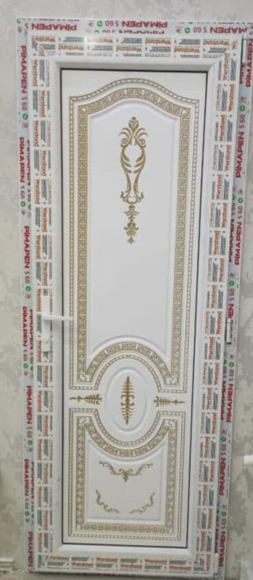 plastik qapl: Yeni Plastik qapı Zamok ilə, Zəmanətli, Pulsuz quraşdırma, Ödənişli çatdırılma, Pulsuz çatdırılma, Rayonlara çatdırılma — 18