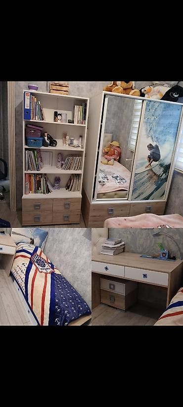 tekli carpayi: Oğlan üçün, İşlənmiş, Təknəfərlik çarpayı, Yazı masası, Dolab, Tumba — 1