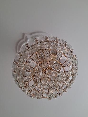 Çılçıraq, 10 və daha çox lampa, Xrustal