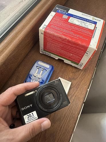 lk 007 kamera: Sony Cyber-Shot DSC-W830 20.1 Megapixel tam islek veziyyetdedir ela — 3