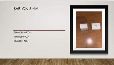 elektrik mişarı satılır: Qiymətlər (şəkildə göstərilən): - 500 × 0,06 = 30 AZN - 100 × 0,08 = 8 — 1