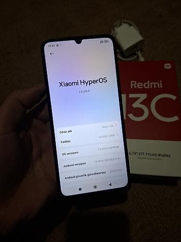 nokia 8800 yeni: Redmi 13C, 128 GB, rəng - Qara — 10