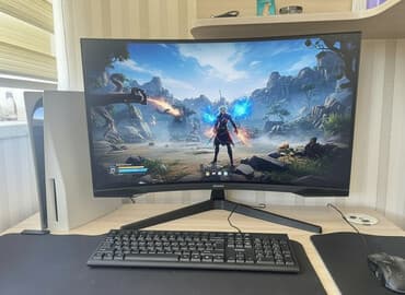 🖥️ Samsung Odyssey G5 32” Curved Qaming Monitor (C32G55TQWM) ƏLA