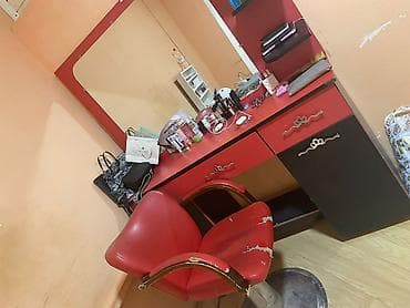 salon dolab: Gözəllik masası və salon kreslosu dəsti - Masanın ölçüsü: təxmini 120 — 1