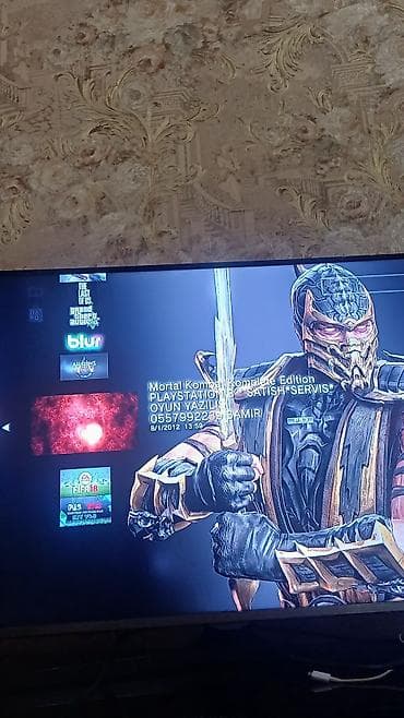 video aparatı: Sony PlayStation 3 (PS3) Slim oyun konsolu - Rəng: Qara, yuxarı — 8