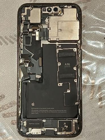 iphone zapcast: IPhone 14 Pro Max daxili komplekt (korpus + elektronika hissələri) - — 1