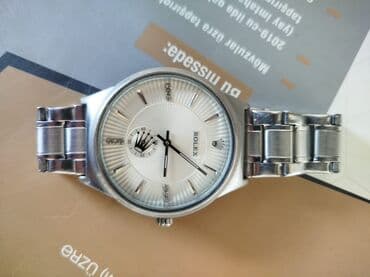 cayka qizil saat: Qol saatı, Rolex, rəng - Gümüşü — 1