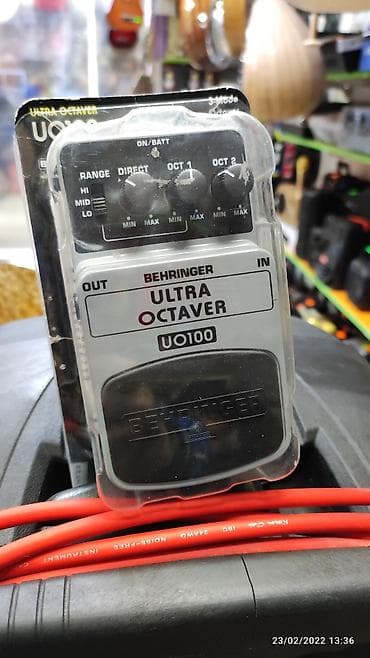 gitara tuner: Oktaver pedal Behringer oktaver pedal Rast Musiqi Alətləri Mağazası — 1