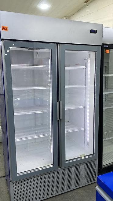 İki qapılı vitrin tipli soyuducu - Tip: Şüşə qapılı, döşəməyə