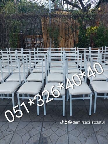 deri parça: Mətbəx üçün, Yeni, Qatlanmayan, Stul — 5