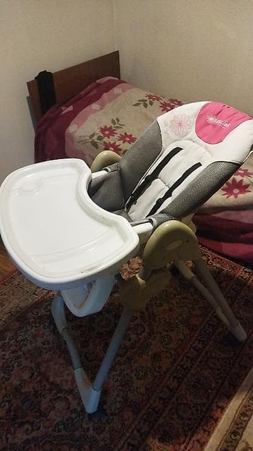 Игрушки: Uşaq yemək stulu - Rahat və təhlükəsiz yüksək stul - Ön hissədə — 2