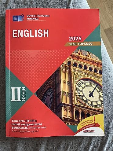 satt: DİM İngilis dili test toplusu — I və II hissə DİM-in tam orta (11 — 3