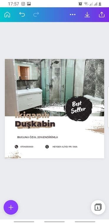 Yeni Üstü açıq kabina, Künc üçün, Pulsuz çatdırılma, Rayonlara çatdırılma lalafo.az -da Yeni Üstü açıq kabina, Künc üçün, Pulsuz çatdırılma, Rayonlara çatdırılma