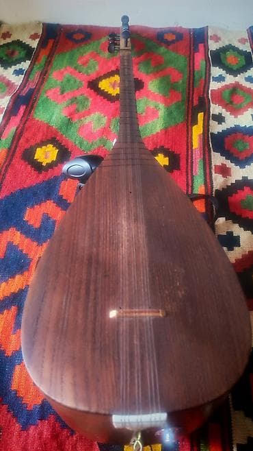 şur mikrafon: Elektro bağlama/saz – akustik-elektrik xalq çalğı aləti Sahib ustanın — 3