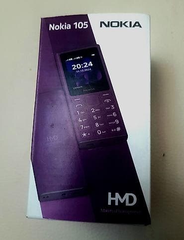 htc yeni model: Nokia 105 4G, rəng - Qara, Düyməli, İki sim kartlı, Sənədlərlə — 1