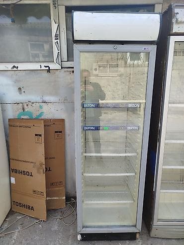 vitrin dolab: Bizon vitrin tipli içki soyuducusu - Şüşə qapılı, tək qapı - Üst — 1