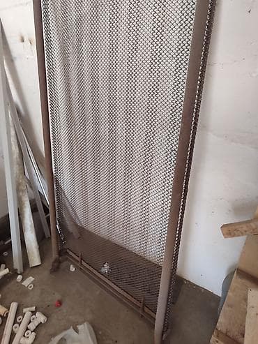 i̇şıq: Metal tor şəbəkəli qapı paneli - Material: qalın metal çərçivə və — 1