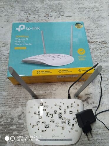 Kompüter ehtiyyat hissələri: Modem Router 300 Mbps teze kimidi yeni internet oz modemi ile olduquna — 1