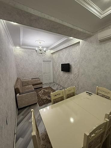 Mənzil – 2 otaqlı, tam mebelli və texnikalı - Dəhlizdən qonaq otağına