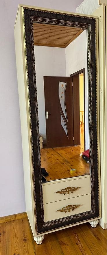 metbex stol stulu: Qonaq otağı üçün, Açılan, Dördbucaq masa, 6 stul — 1