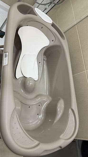 сиденье в ванну: Cam markalı uşaq vanna seti – stendli - Ergonomik plastik vanna — 2