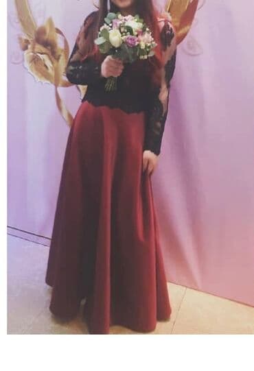 çiçəkli ətəklər: Ziyafət donu, Maksi, S, M — 4