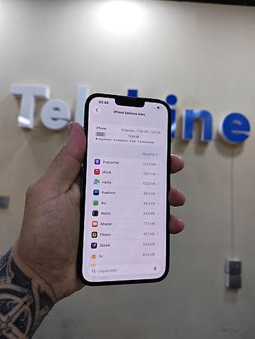 iphone 13 pro dubay: IPhone 13 Pro Max, 128 GB, Sierra Blue, Zəmanət, Simsiz şarj, Face ID — 2