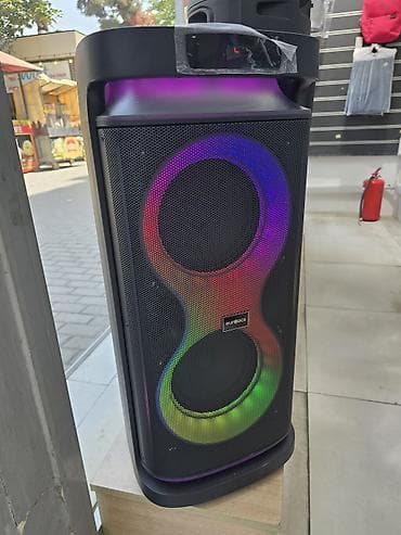 elg kalonka: Karaoke bluetooth kalonka portativ səs sistemi - Güc: 100W - — 1