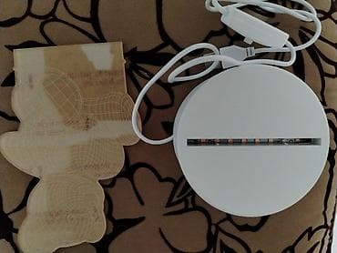 creative: 3D Creative Visualization Lamp – Ayı fiqurlu akril LED lampa Məhsulun — 1