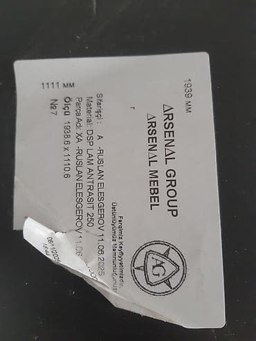 Rezin döşəmə örtüyü: Arsenal Group Mebel – DSP Laminate lövhə - Material: DSP LAM ANTRASIT — 2