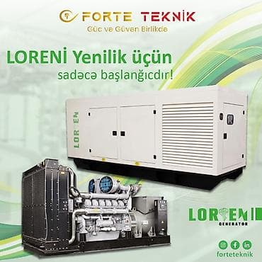 Türkiyə istehsalı olan (LORIEN)Generatorların satış və servis xidməti