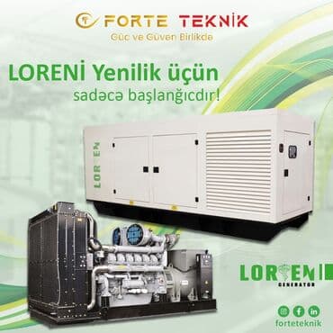 generator qiymətləri: Türkiyə istehsalı olan (LORIEN)Generatorların satış və servis xidməti — 1