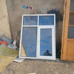 Qızdırıcı və isidicilər: İşlənmiş Təkqat şüşə paketi Plastik pəncərə, Еni: 120 sm, Uzunluğu: 158 sm — 1