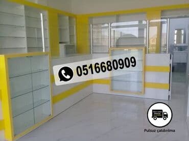 mebel vitrin: Aptek vitrinlərinin yığılması — 1